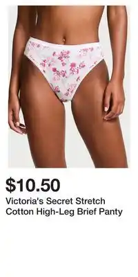 Victoria's Secret Victoria's Secret Stretch Cotton High-Leg Brief Panty offer