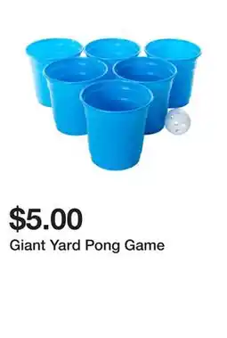 Five Below Giant Yard Pong Game offer