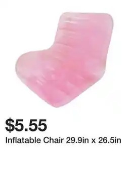 Five Below Inflatable Chair 29.9in x 26.5in offer