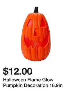 Five Below Halloween Flame Glow Pumpkin Decoration 18.9in offer