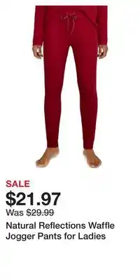 Cabela's Natural Reflections Waffle Jogger Pants for Ladies offer