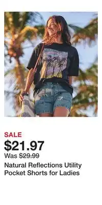 Cabela's Natural Reflections Utility Pocket Shorts for Ladies offer
