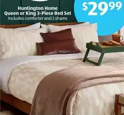 Aldi Huntington Home Queen or King 3-Piece Bed Set Includes comforter and 2 shams offer