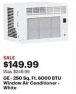 Best Buy GE-250 Sq. Ft. 6000 BTU Window Air Conditioner- White offer