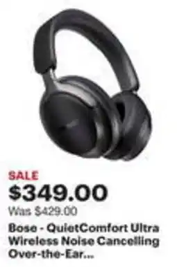 Best Buy Bose QuietComfort Ultra Wireless Noise Cancelling Over-the-Ear... offer