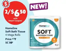 Family Dollar Homeline Soft Bath Tissue offer