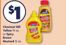 Family Dollar Chestnut Hill Yellow 14 oz. or Spicy Brown Mustard 12 oz offer