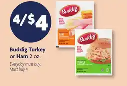 Family Dollar Buddig Turkey or Ham offer