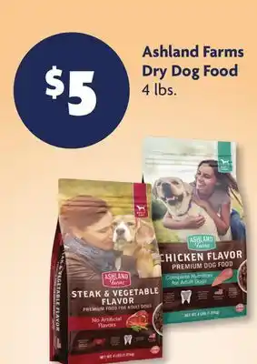 Family Dollar Ashland Farms Dry Dog Food offer