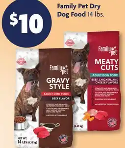 Family Dollar Family Pet Dry Dog Food offer