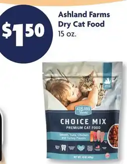 Family Dollar Ashland Farms Dry Cat Food offer