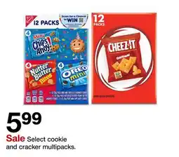 Target Select cookie and cracker multipacks offer