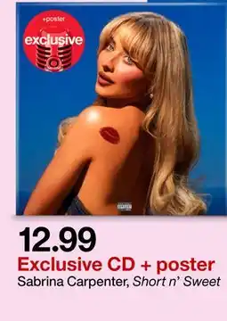 Target Sabrina Carpenter offer