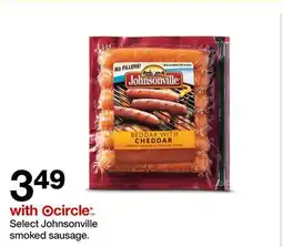 Target Select Johnsonville smoked sausage offer