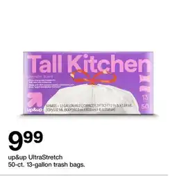 Target up & up UltraStretch 50 - ct. 13 - gallon trash bags offer