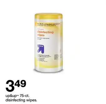 Target up & up 75-ct. disinfecting wipes offer