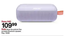 Target Bose SoundLink Flex portable Bluetooth speaker offer