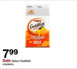 Target Select Goldfish crackers offer