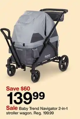 Target Baby Trend Navigator 2-in-1 stroller wagon offer