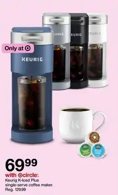 Target Keurig K-Iced Plus single-serve coffee maker offer
