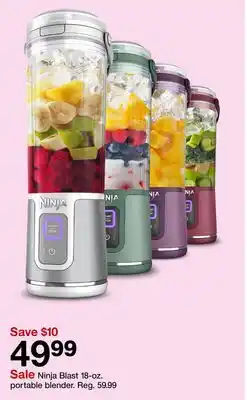 Target Ninja Blast 18-oz. portable blender offer