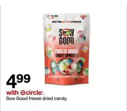 Target Sow Good freeze dried candy offer