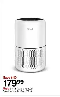 Target Levoit PlasmaPro 400S Smart air purifier offer