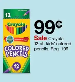Target Crayola 12-ct. kids' colored pencils offer