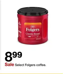 Target Select Folgers coffee offer
