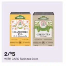CVS Tadin tea 24 ct offer