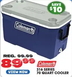 Big 5 Coleman 316 Series 70 Quart Cooler offer