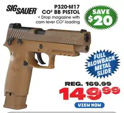 Big 5 Sig Sauer P320-M17 CO2 Pellet Pistol offer