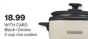 CVS Black + Decker 3 cup rice cooker offer