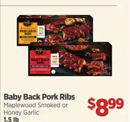 Gordon Food Services Baby Back Pork Ribs offer