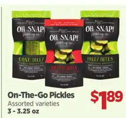 Gordon Food Services On-The-Go Pickles offer