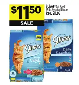 Dollar General 9Lives Cat Food offer