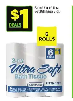 Dollar General Smart Care Ultra Soft Bath Tissue offer