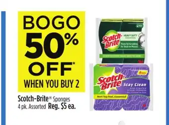 Dollar General Scotch-Brite Sponges offer