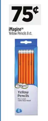 Dollar General iMagine Yellow Pencils offer