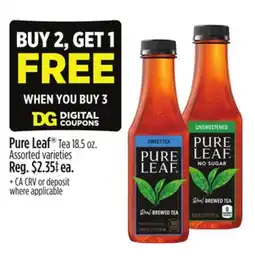 Dollar General Pure Leaf Tea offer