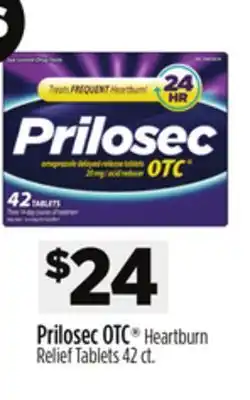 Dollar General Prilosec OTC Heartburn Relief Tablets offer