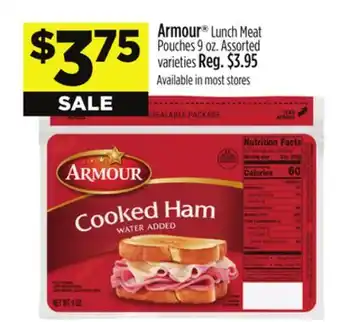 Dollar General Armour Lunch Meat Pouches offer