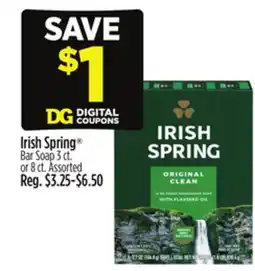 Dollar General Irish Spring Bar Soap offer