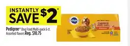Dollar General Pedigree Dog Food Multi-pack offer