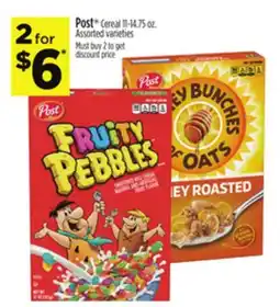 Dollar General Post Cereal offer