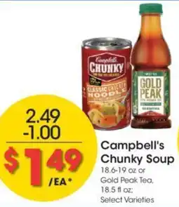 Kroger Campbell's Chunky Soup offer