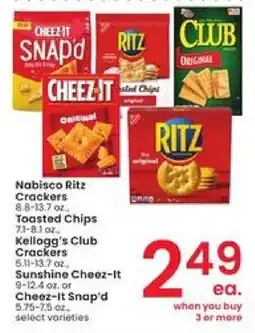 Albertsons Nabisco Ritz Crackers offer
