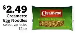 Fareway Creamette Egg Noodles offer
