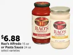Fareway Rao's Alfredo or pasta sauce offer