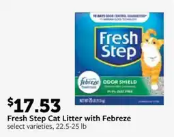 Fareway Fresh Step Cat Litter with Febreze offer